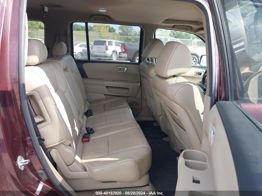 2010 Honda Pilot Ex-L VIN: 5FNYF4H54AB008484 Lot: 40182920