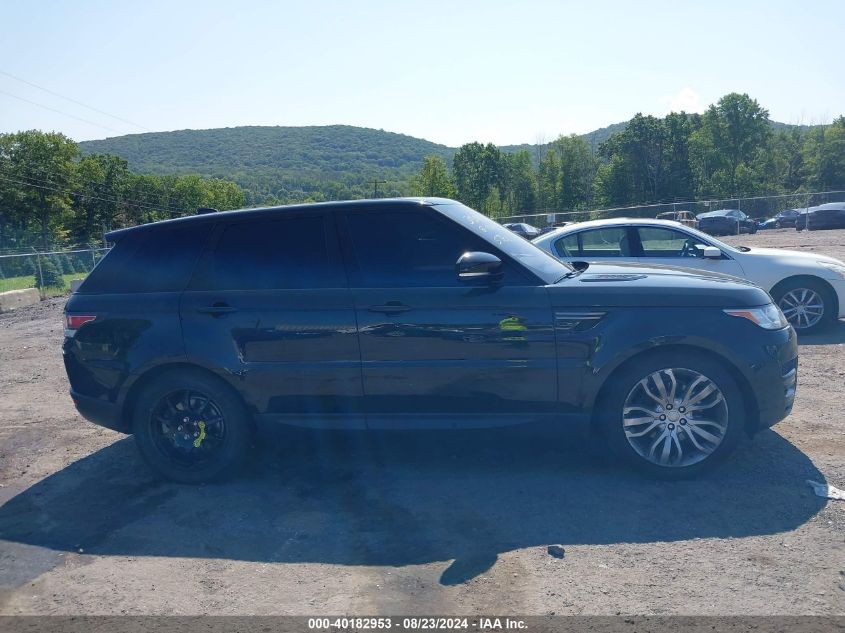 2017 Land Rover Range Rover Sport 3.0L V6 Turbocharged Diesel Se Td6 VIN: SALWG2FKXHA129954 Lot: 40182953