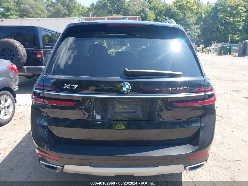 2024 BMW X7 xDrive40I VIN: 5UX23EM07R9U59203 Lot: 40182960