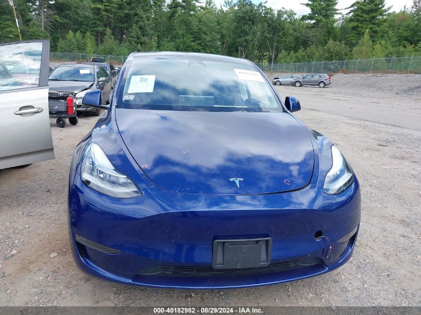 2023 Tesla Model Y Awd/Long Range Dual Motor All-Wheel Drive VIN: 7SAYGDEE3PA054124 Lot: 40182982