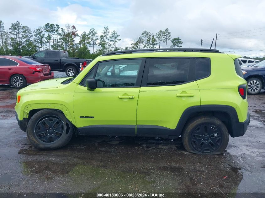 2018 Jeep Renegade Upland Edition 4X4 VIN: ZACCJBAB1JPH68877 Lot: 40183006