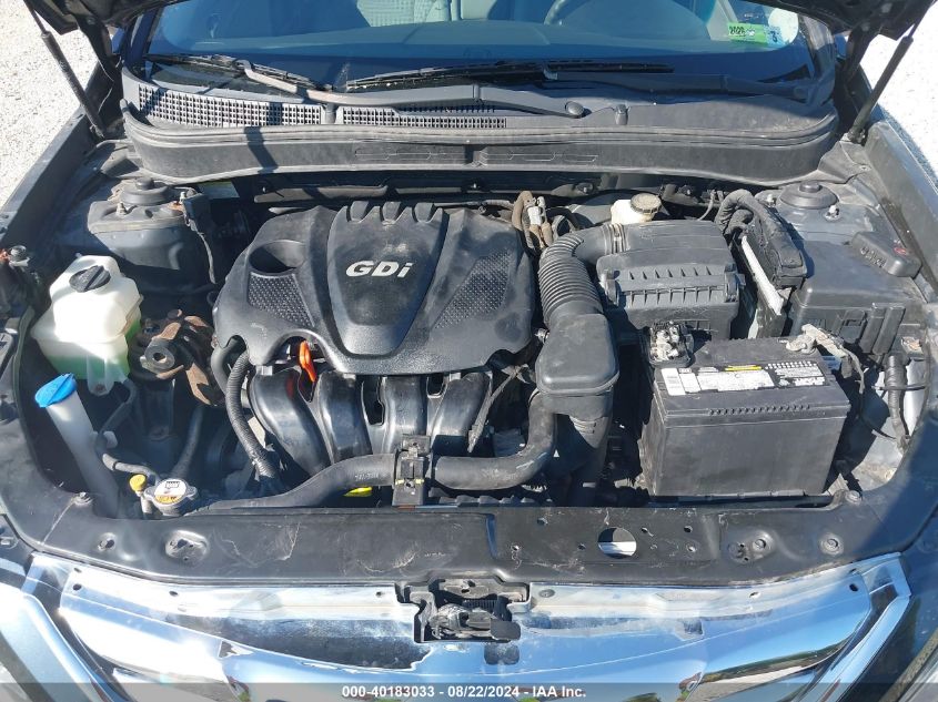 2013 Hyundai Sonata Gls VIN: 5NPEB4AC2DH691962 Lot: 40183033