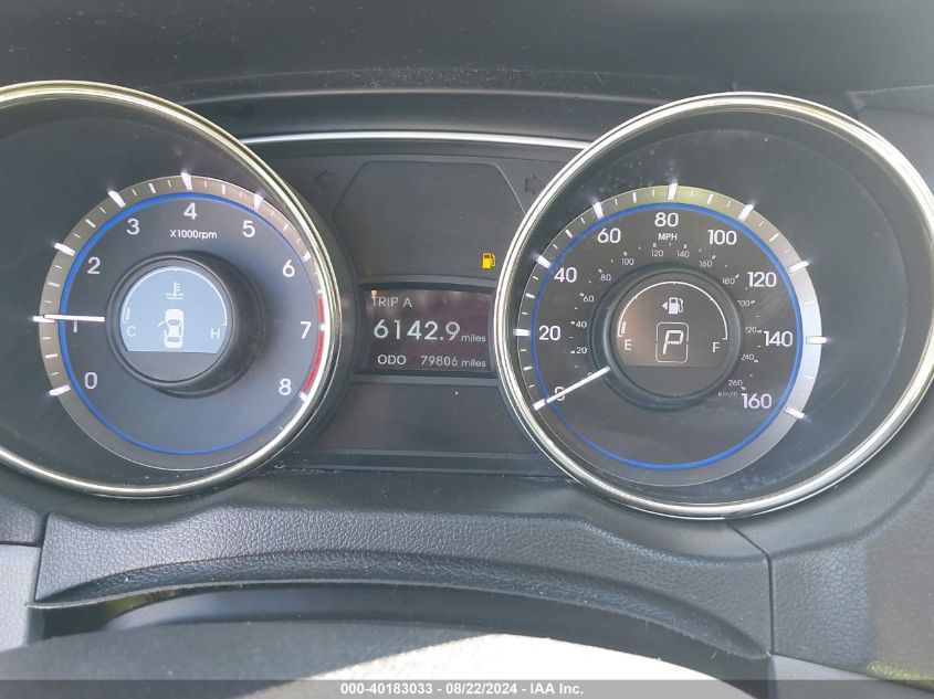 2013 Hyundai Sonata Gls VIN: 5NPEB4AC2DH691962 Lot: 40183033