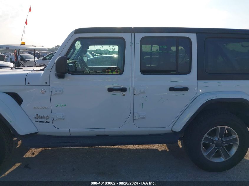 2018 Jeep Wrangler Unlimited Sahara 4X4 VIN: 1C4HJXEG1JW321686 Lot: 40183062