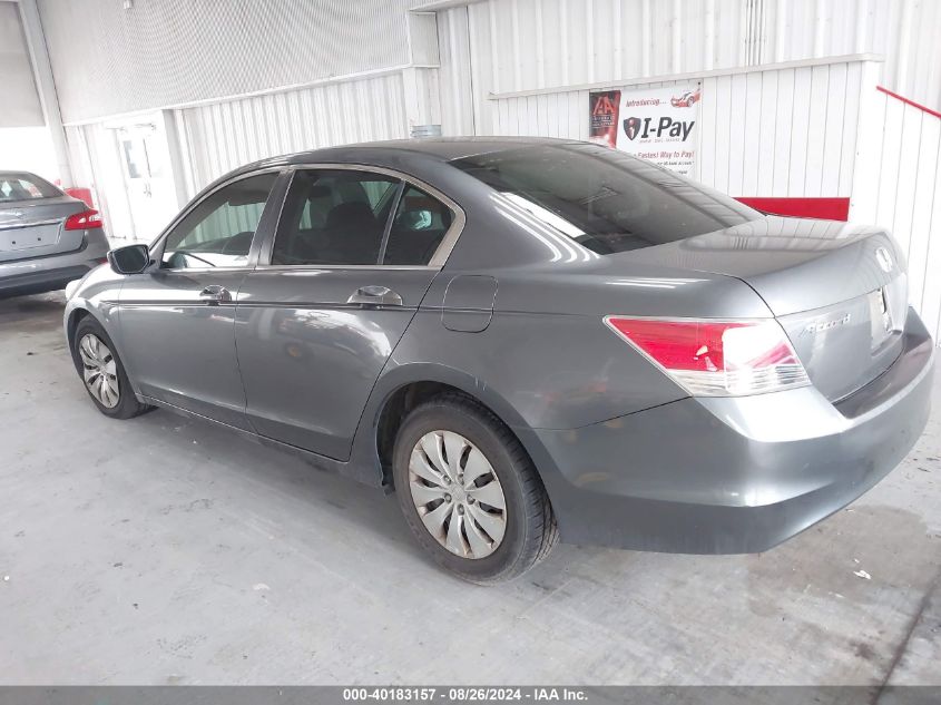 2010 Honda Accord 2.4 Lx VIN: 1HGCP2F3XAA169591 Lot: 40183157