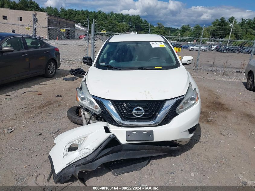 2016 Nissan Murano S VIN: 5N1AZ2MH0GN151824 Lot: 40183164