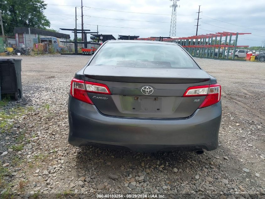 2014 Toyota Camry Se VIN: 4T1BF1FK8EU374888 Lot: 40183254