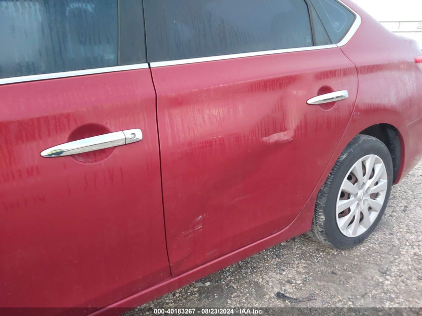 2014 Nissan Sentra Sv VIN: 3N1AB7APXEL619530 Lot: 40183267