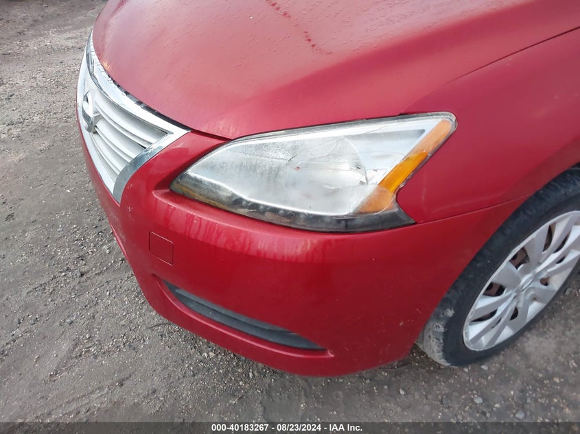 2014 Nissan Sentra Sv VIN: 3N1AB7APXEL619530 Lot: 40183267