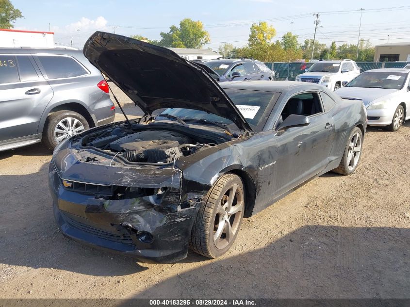 2014 Chevrolet Camaro 2Lt VIN: 2G1FG1E32E9261702 Lot: 40183295