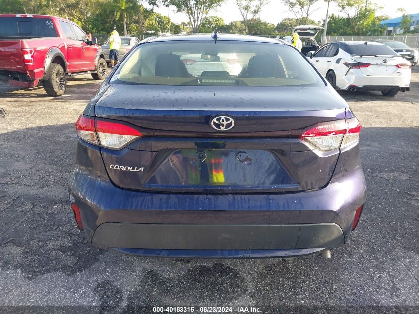 2021 Toyota Corolla Le VIN: JTDEPMAE2MJ127657 Lot: 40183315