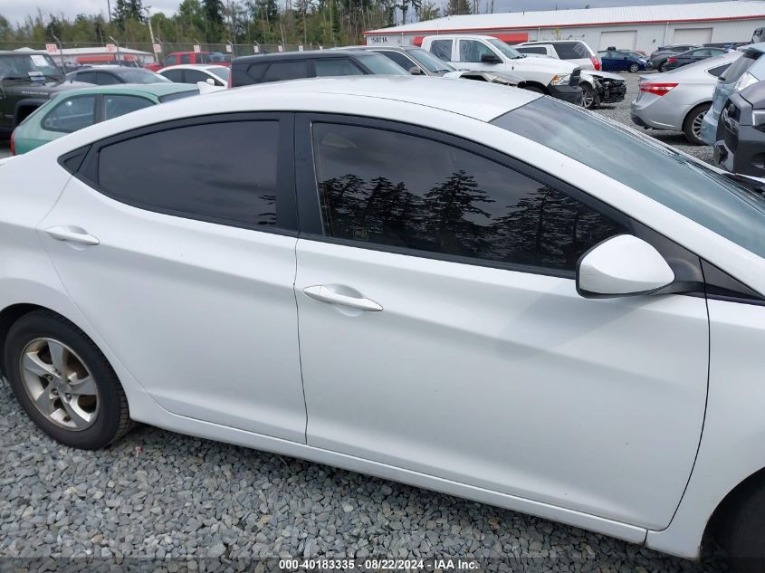 2015 Hyundai Elantra Se VIN: 5NPDH4AE3FH568590 Lot: 40183335