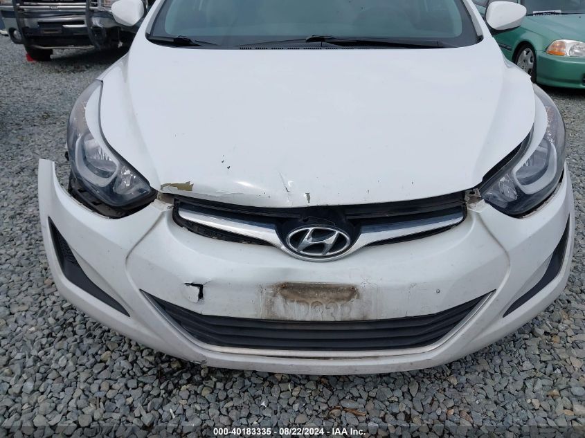 2015 Hyundai Elantra Se VIN: 5NPDH4AE3FH568590 Lot: 40183335