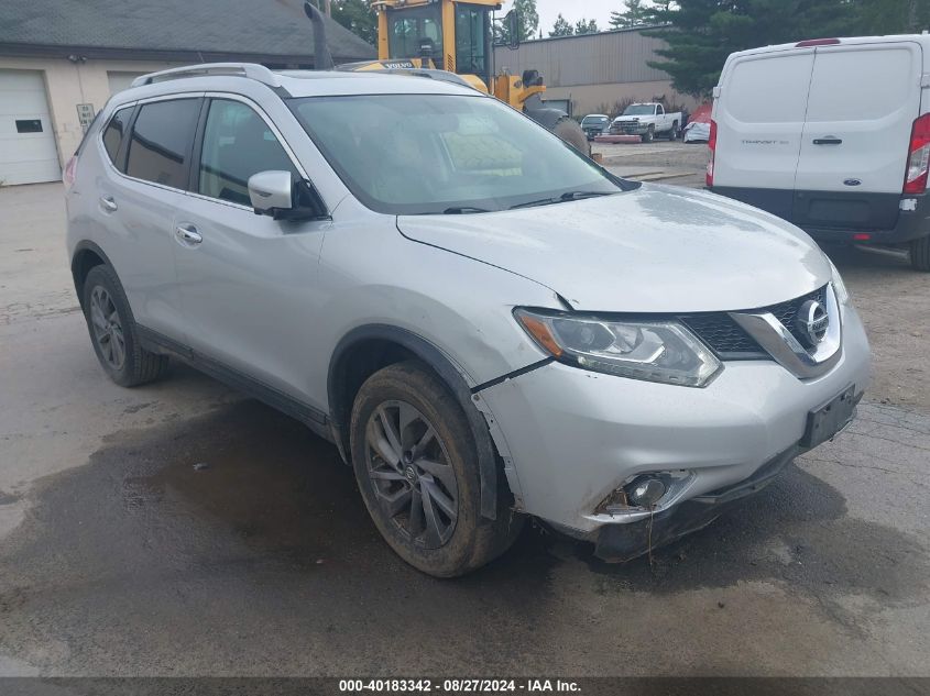 2016 Nissan Rogue Sl VIN: 5N1AT2MV0GC765081 Lot: 40183342