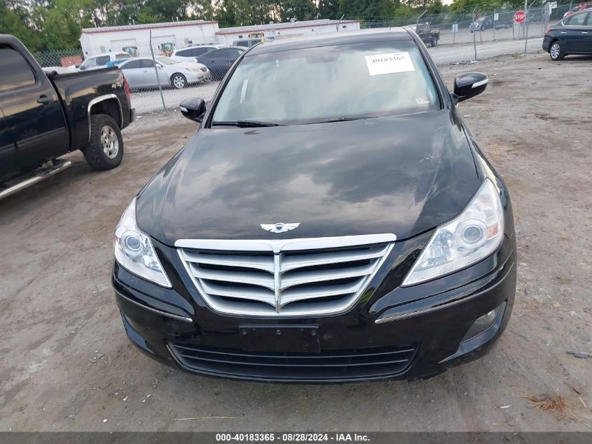 2009 Hyundai Genesis 4.6 VIN: KMHGC46F59U055392 Lot: 40183365