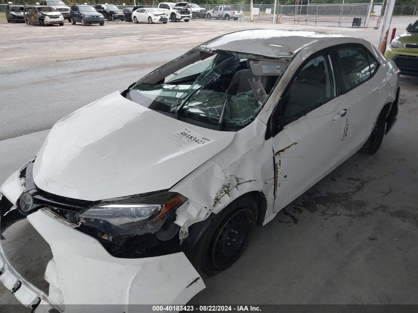 2018 Toyota Corolla Le VIN: 2T1BURHE3JC066020 Lot: 40183423