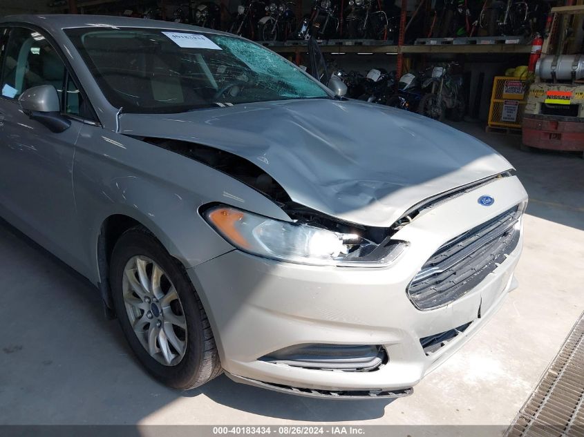 2016 Ford Fusion S VIN: 3FA6P0G71GR168044 Lot: 40183434