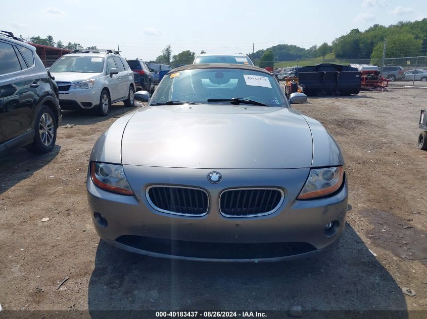 2004 BMW Z4 3.0I VIN: 4USBT53594LT25359 Lot: 40183437