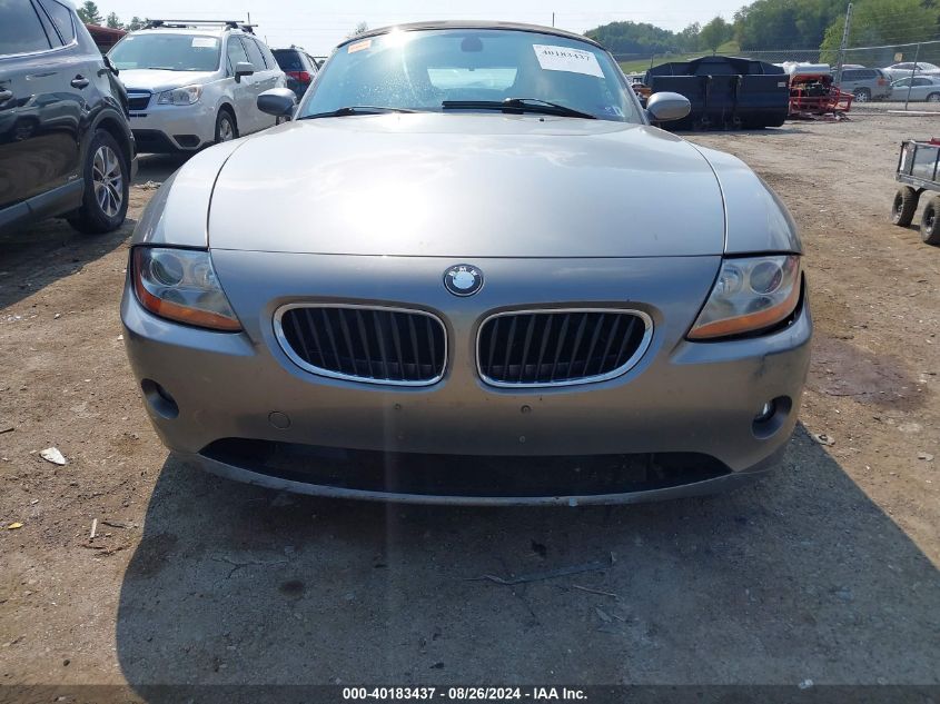 2004 BMW Z4 3.0I VIN: 4USBT53594LT25359 Lot: 40183437