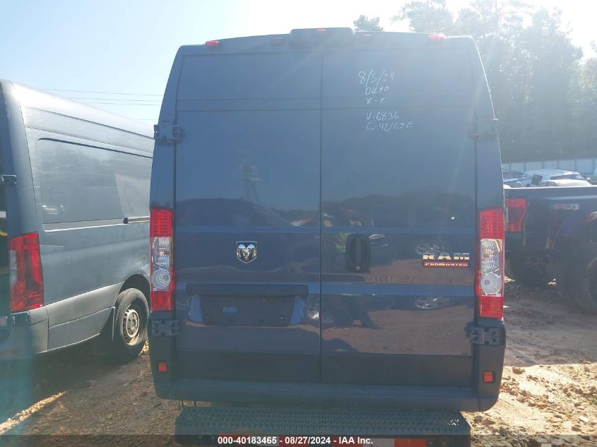 2020 Ram Promaster 3500 Cargo Van High Roof 159 Wb Ext VIN: 3C6URVJG3LE136836 Lot: 40183465
