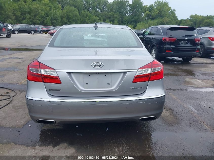 2012 Hyundai Genesis 3.8 VIN: KMHGC4DD4CU198133 Lot: 40183480