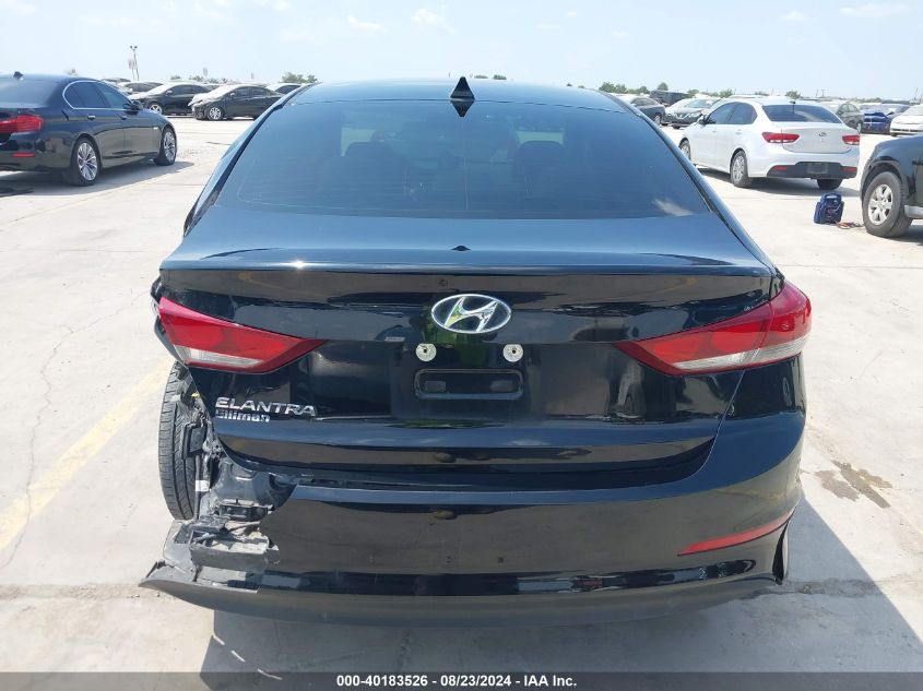 2018 Hyundai Elantra Value Edition VIN: 5NPD84LF3JH394356 Lot: 40330591