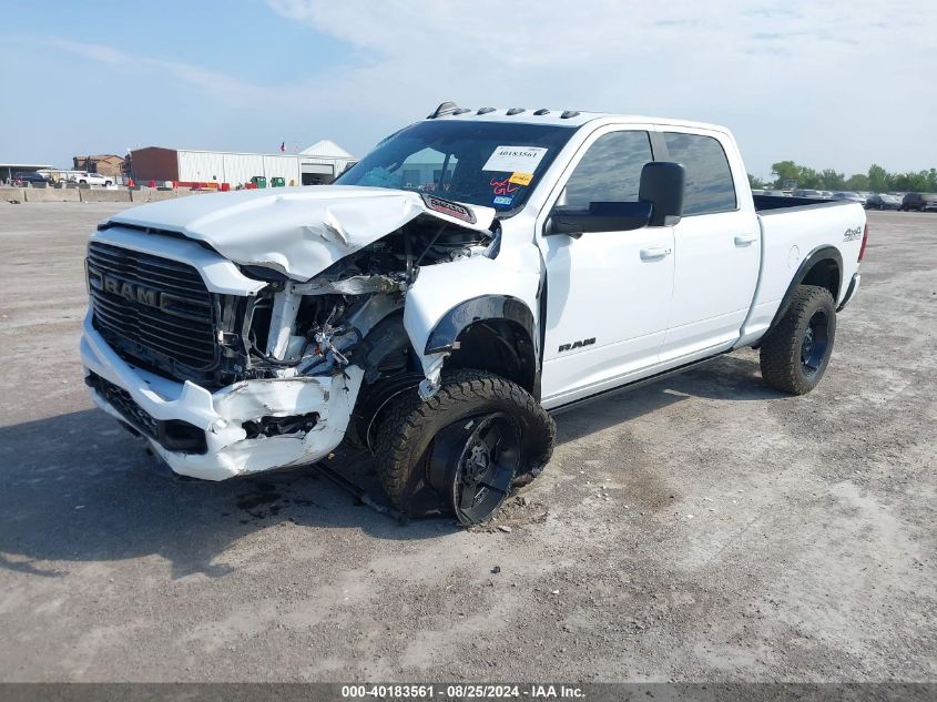 2022 Ram 2500 Laramie 4X4 6'4 Box VIN: 3C6UR5FL9NG165593 Lot: 40183561