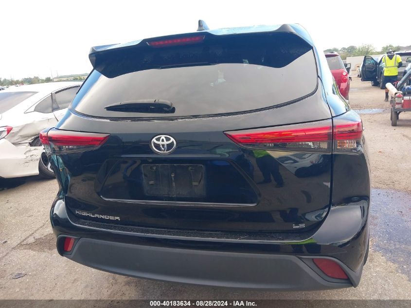 2021 Toyota Highlander Le VIN: 5TDZZRAH6MS521796 Lot: 40183634