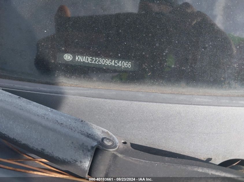 2009 Kia Rio Sx VIN: KNADE223096454066 Lot: 40183661