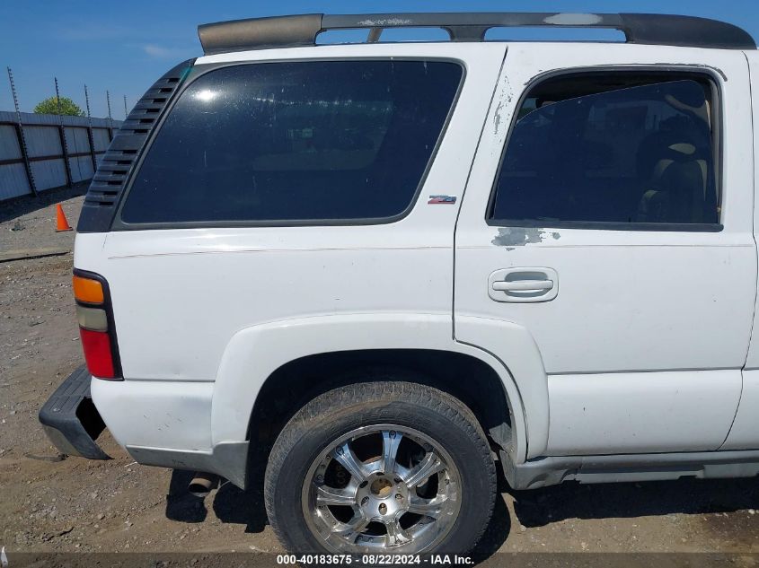 2005 Chevrolet Tahoe Z71 VIN: 1GNEC13T95R263316 Lot: 40183675