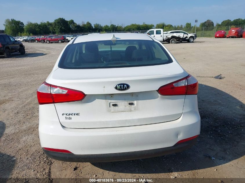 2016 Kia Forte Lx VIN: KNAFK4A68G5493998 Lot: 40183676