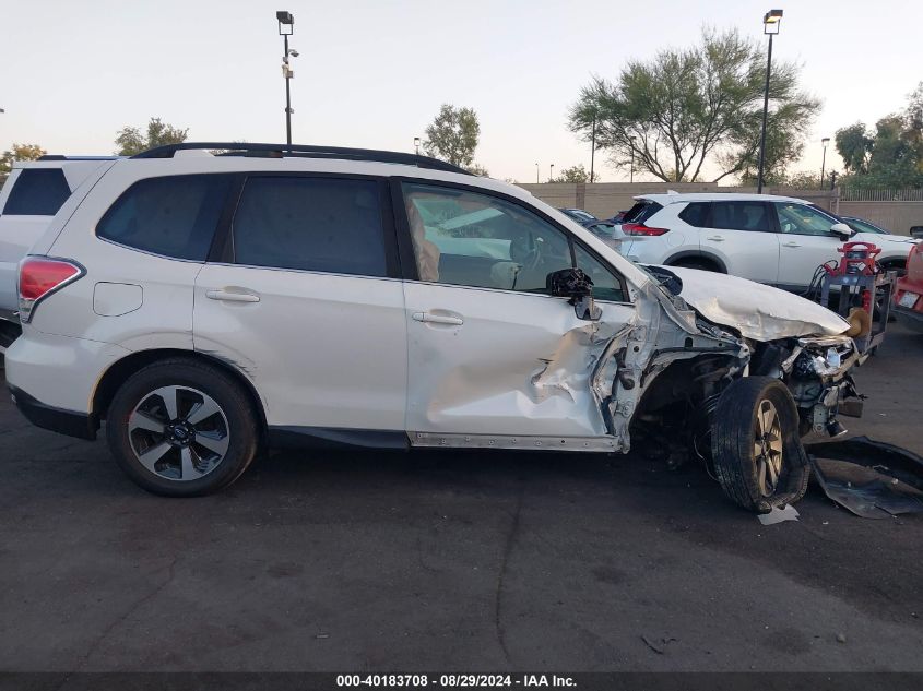 2018 Subaru Forester 2.5I Limited VIN: JF2SJARC0JH455797 Lot: 40183708