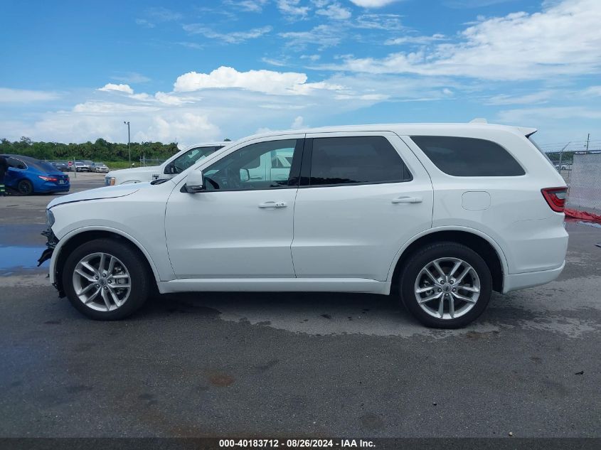 2022 Dodge Durango Gt Plus Awd VIN: 1C4RDJDG0NC227963 Lot: 40183712