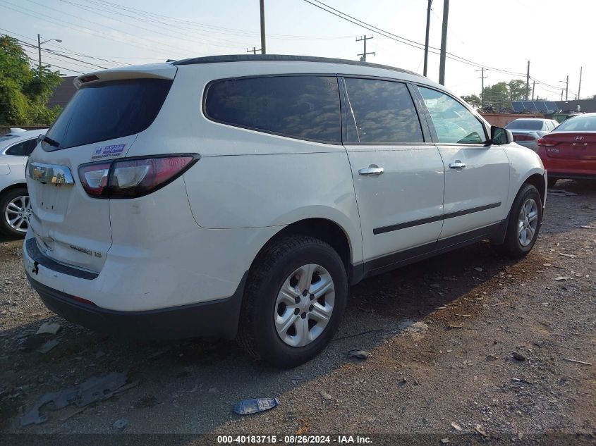 2014 Chevrolet Traverse Ls VIN: 1GNKRFKD4EJ298076 Lot: 40183715