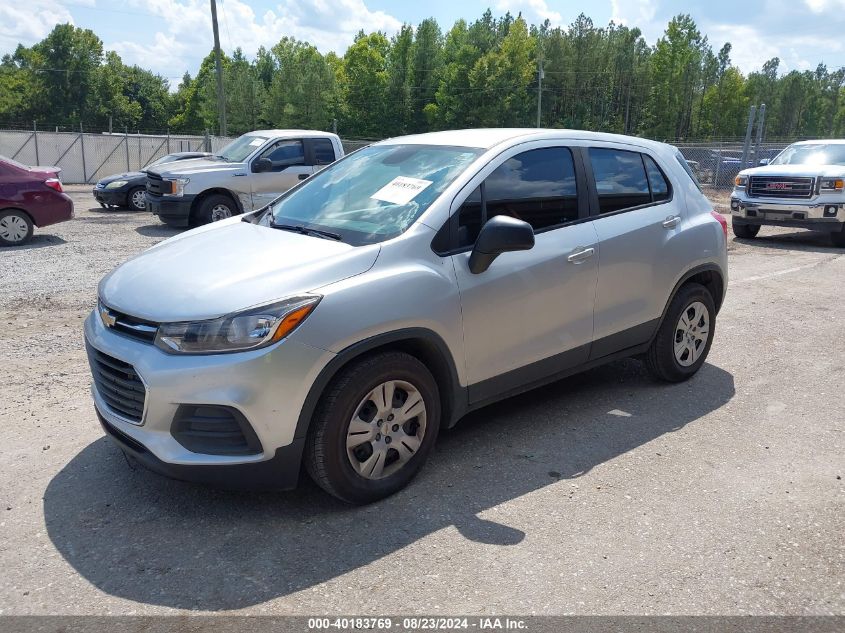 KL7CJKSBXHB181464 2017 CHEVROLET TRAX - Image 2