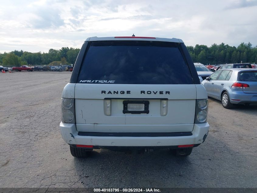 2008 Land Rover Range Rover Hse VIN: SALME15468A290022 Lot: 40183795