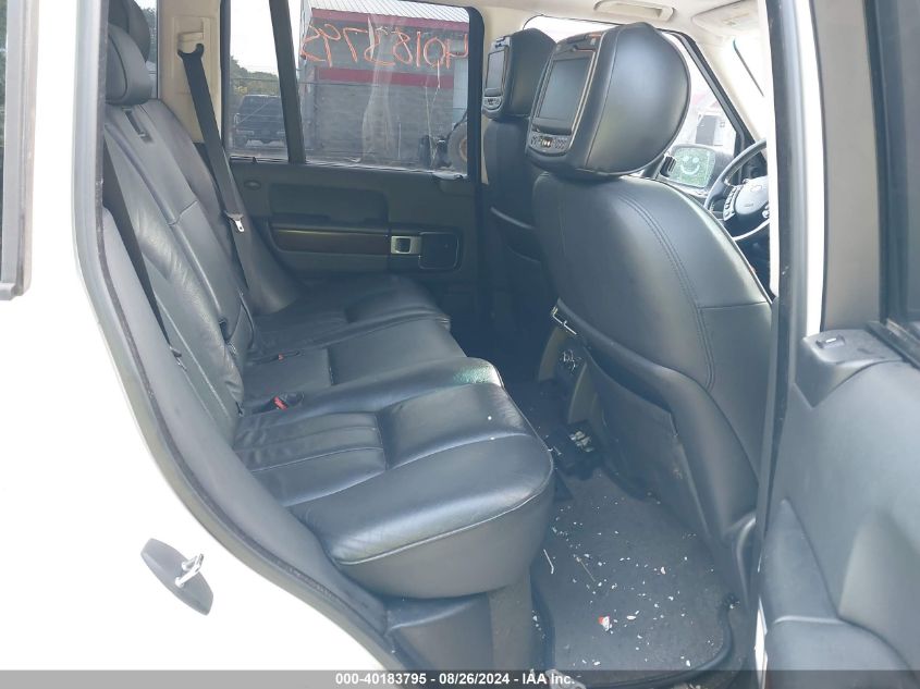 2008 Land Rover Range Rover Hse VIN: SALME15468A290022 Lot: 40183795