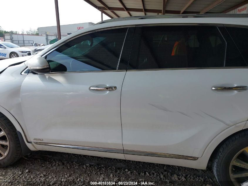 2016 Kia Sorento 3.3L Sxl VIN: 5XYPKDA52GG038182 Lot: 40183834