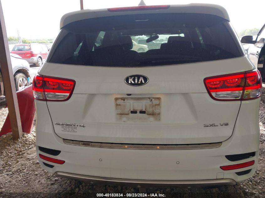 2016 Kia Sorento 3.3L Sxl VIN: 5XYPKDA52GG038182 Lot: 40183834