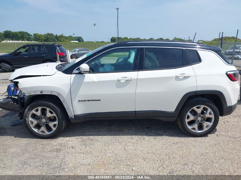 2020 Jeep Compass Limited 4X4 VIN: 3C4NJDCB2LT254775 Lot: 40183851