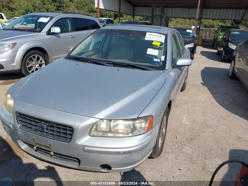 2006 Volvo S60 2.5T VIN: YV1RS592862527701 Lot: 40183986
