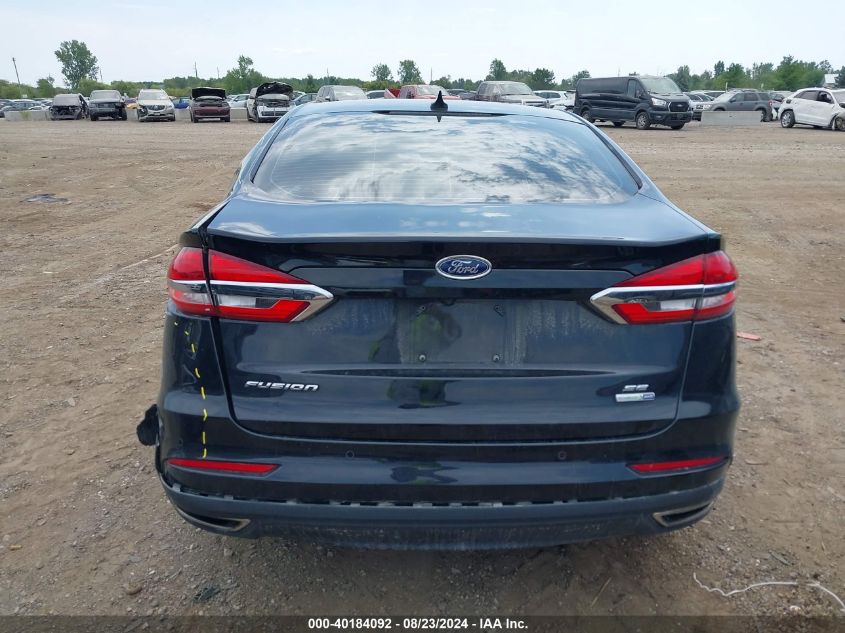 2020 Ford Fusion Se VIN: 3FA6P0T91LR255735 Lot: 40184092