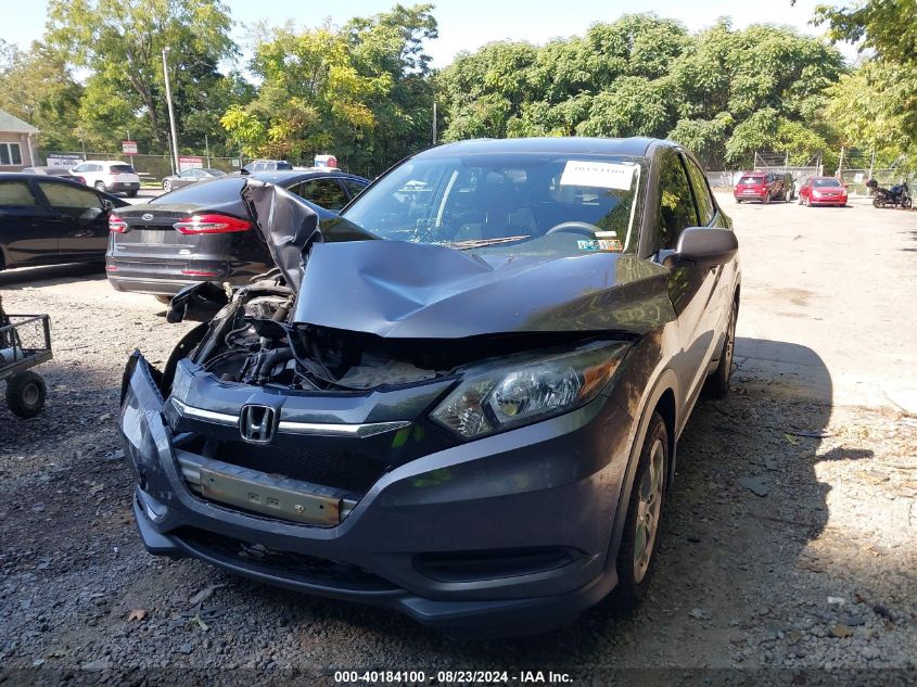 2016 Honda Hr-V Lx VIN: 3CZRU6H35GM758222 Lot: 40184100