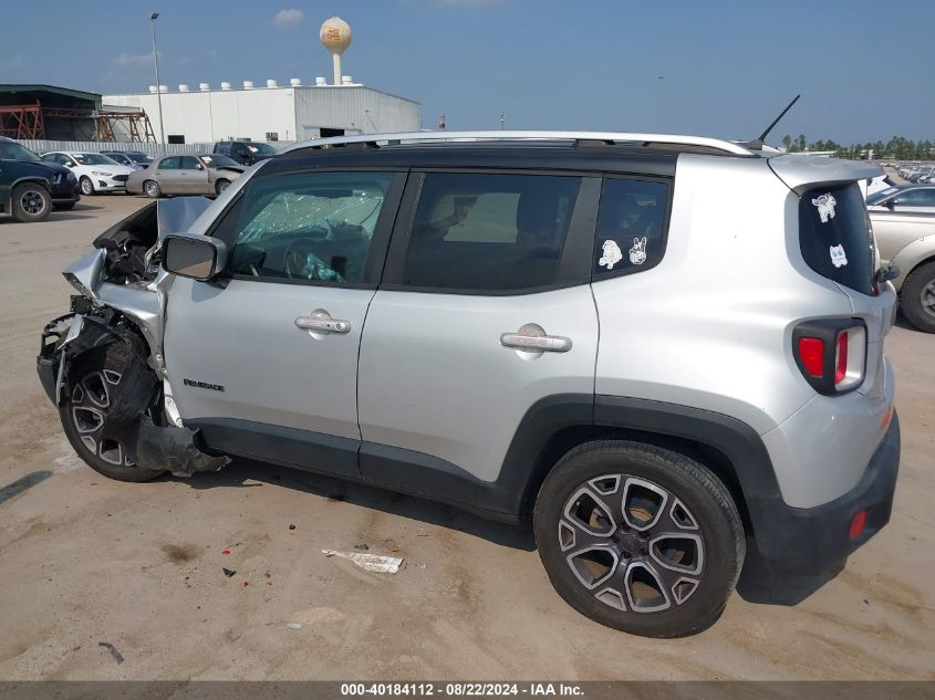 2016 Jeep Renegade Limited VIN: ZACCJADT2GPC82926 Lot: 40184112