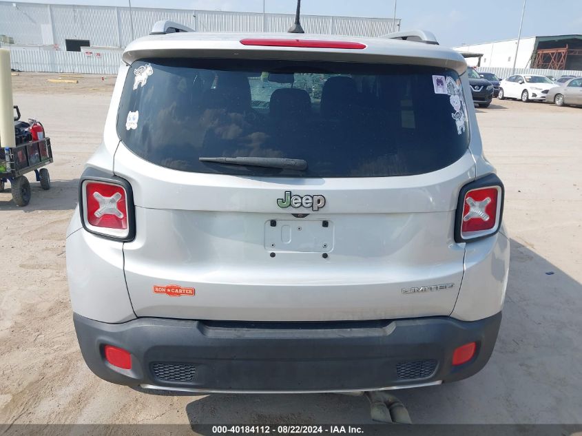 2016 Jeep Renegade Limited VIN: ZACCJADT2GPC82926 Lot: 40184112