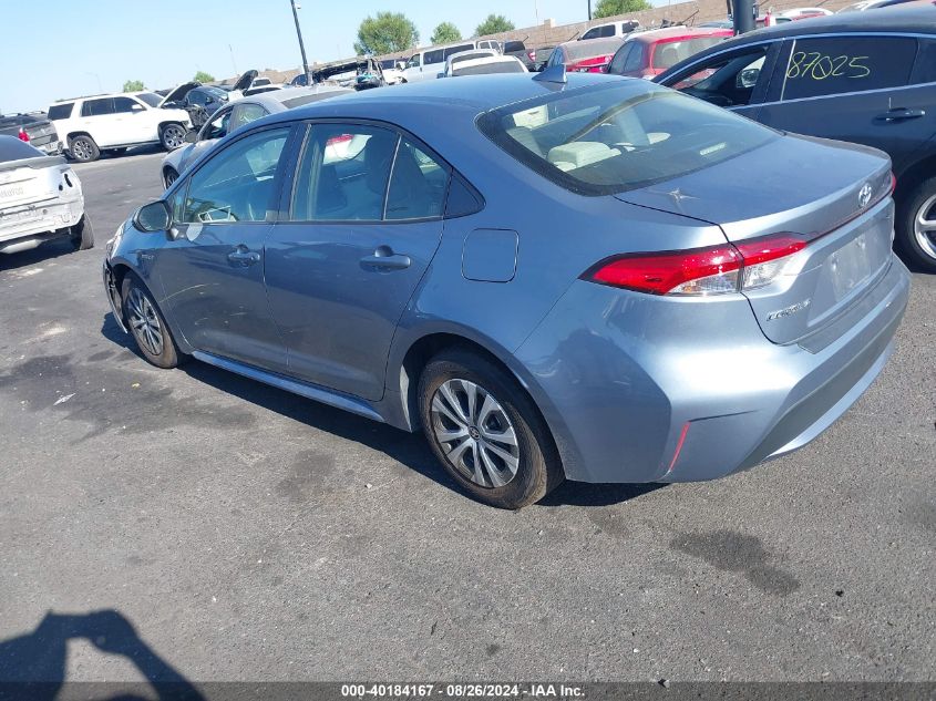 2021 TOYOTA COROLLA HYBRID LE - JTDEAMDE7MJ010511