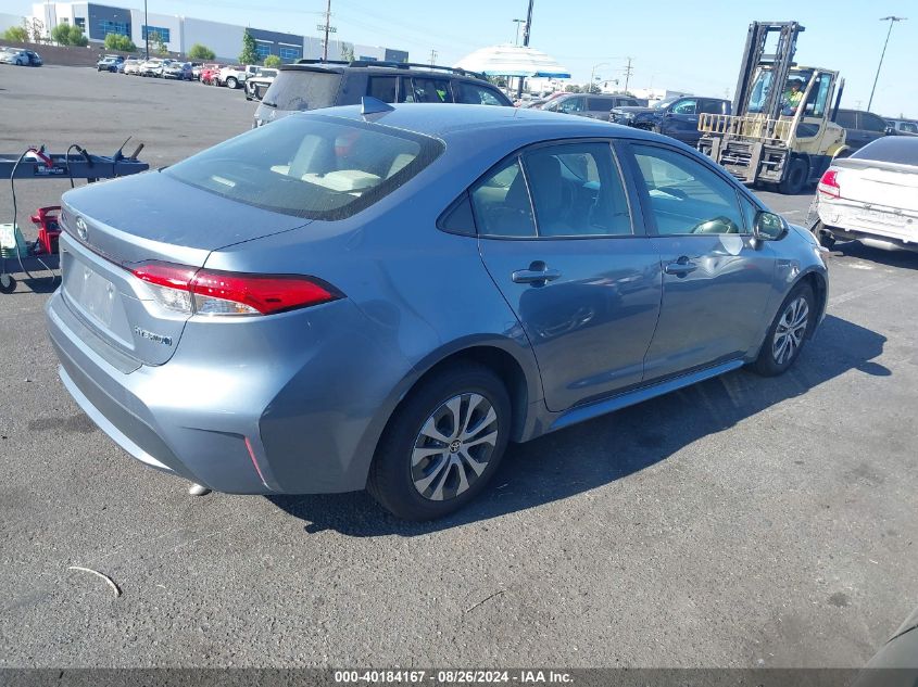 2021 TOYOTA COROLLA HYBRID LE - JTDEAMDE7MJ010511