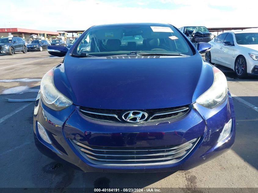 2013 Hyundai Elantra Limited VIN: 5NPDH4AE8DH449172 Lot: 40184191