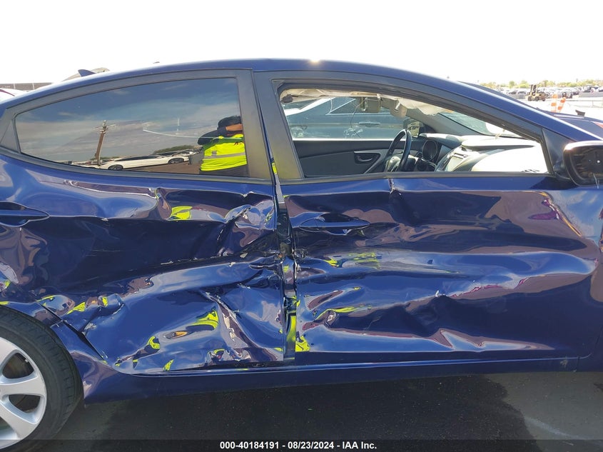 5NPDH4AE8DH449172 2013 Hyundai Elantra Limited