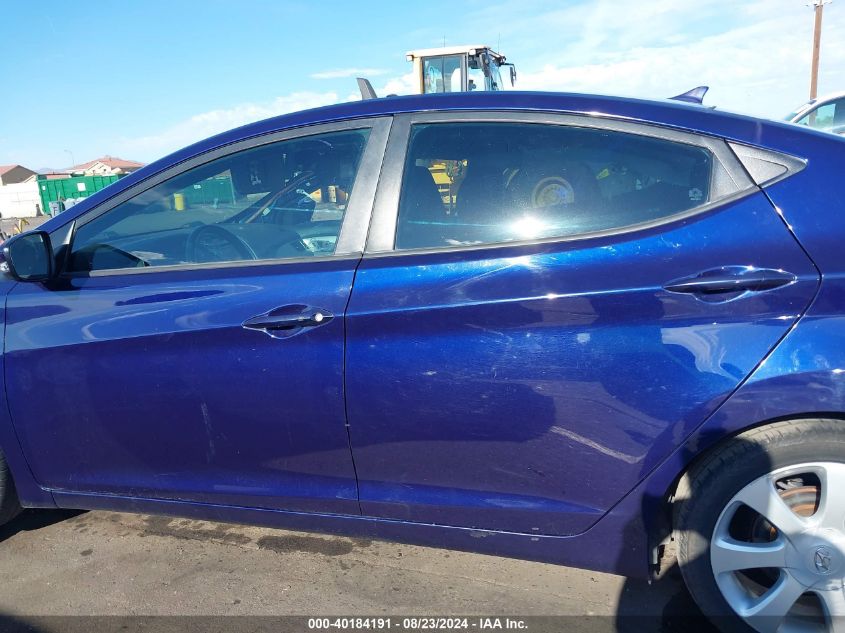 5NPDH4AE8DH449172 2013 Hyundai Elantra Limited